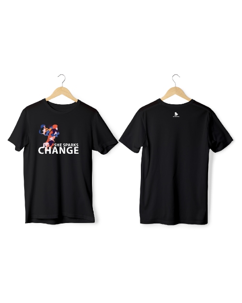 Greys & Blues Radiant Pima Round Neck T-Shirt-Black